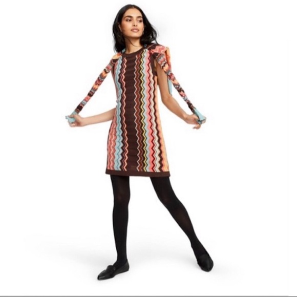 Missoni for Target / Brown chevron stripe dress - Picture 2 of 14